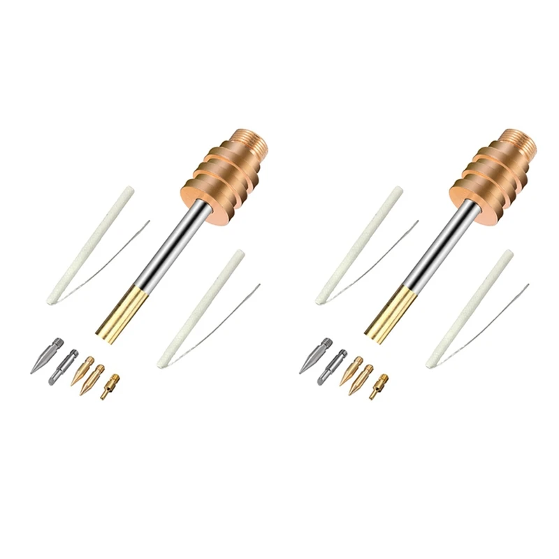 

2X 510 Interface Soldering Iron Tip USB Wireless Soldering Iron Tip Welding Tool 15W Cutter Head Horseshoe Shape