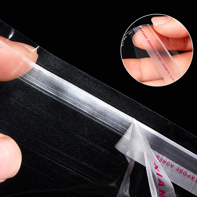 1000-100 pièces OPP sac en plastique Transparent auto-adhésif sacs en Cellophane transparents auto-scellant pour bijoux cadeau Cookie emballage de bonbons 2