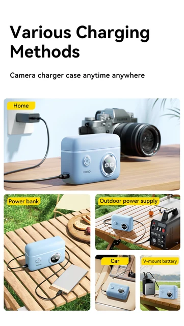 Fujifilm Xt50 Llano NP-W126S Dual Battery Fast Charger For