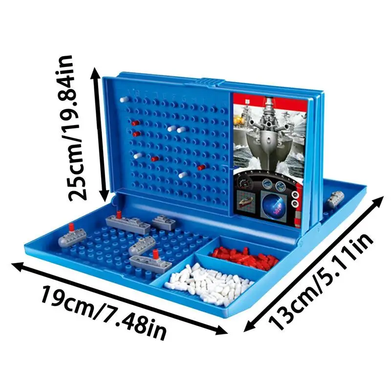 Sea Battle Board Game 2 Players Brain Training Sea Battle Kid Board Games Classic Family Board Games For Kids Ages 4 And Up 5