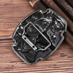 Western Herren Cowboy Cowgirl Bull Texas Legierung Leder Gürtels chnalle Vintage Punk – Detail 6