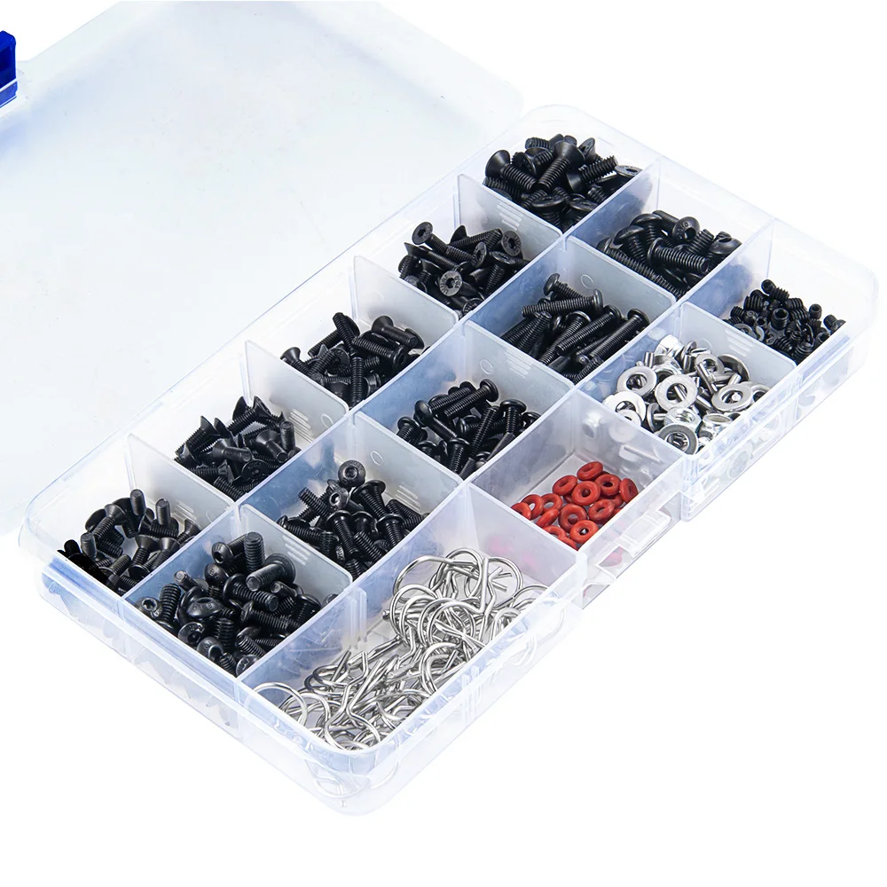 Supporto Lavoro E Kit Riparazione Auto RC - 1100 Viti, Cacciaviti, Vassoio Magnetico, Per Modelli 1/8 1/10 Traxxas Axial Arrma - 4