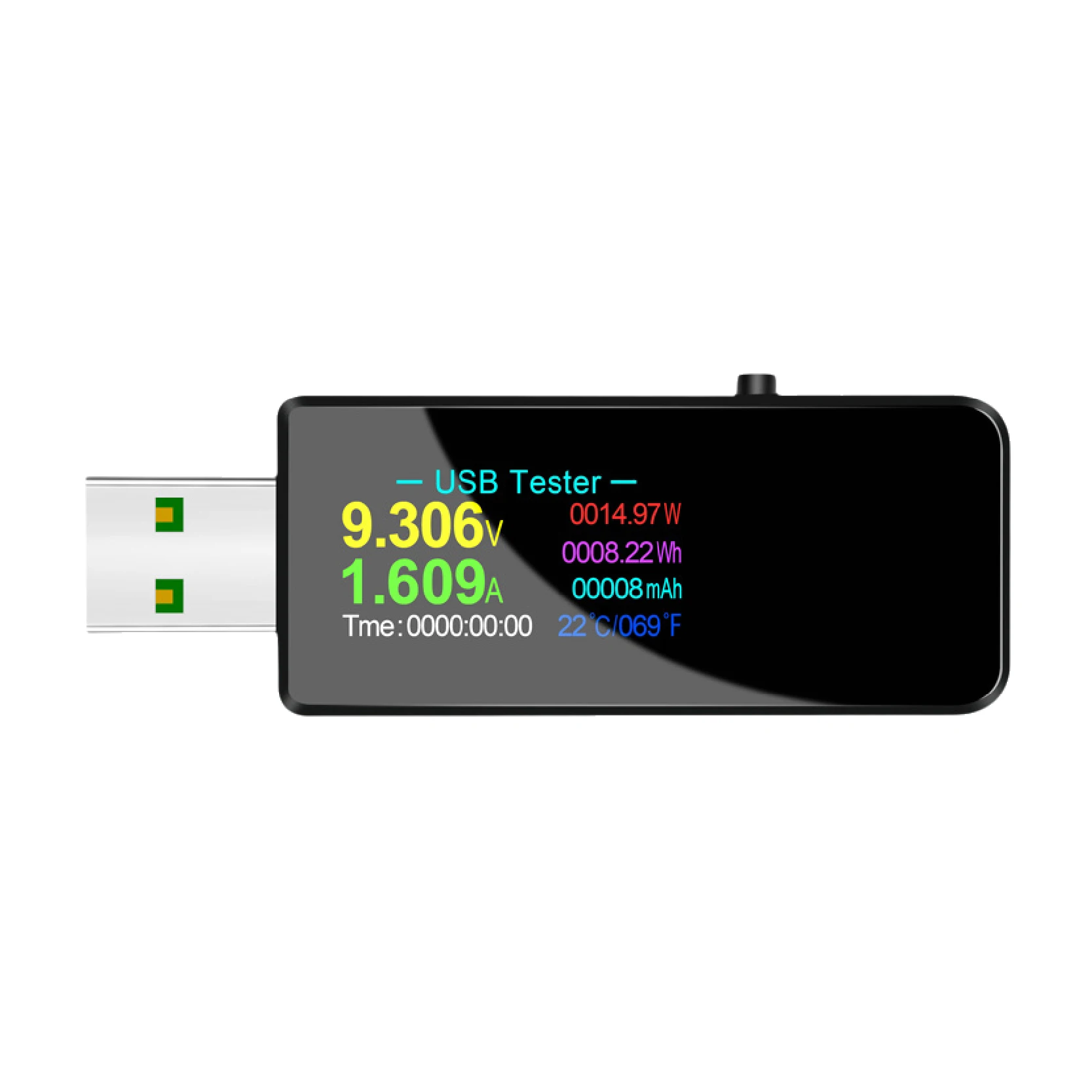 USB 전압 전류 테스터 디지털 디스플레이 6.5A 지원 초저저항 1mΩ 고속충전 감지 FCP SCP DCP AFC QC Apple 휴대폰 충전기용