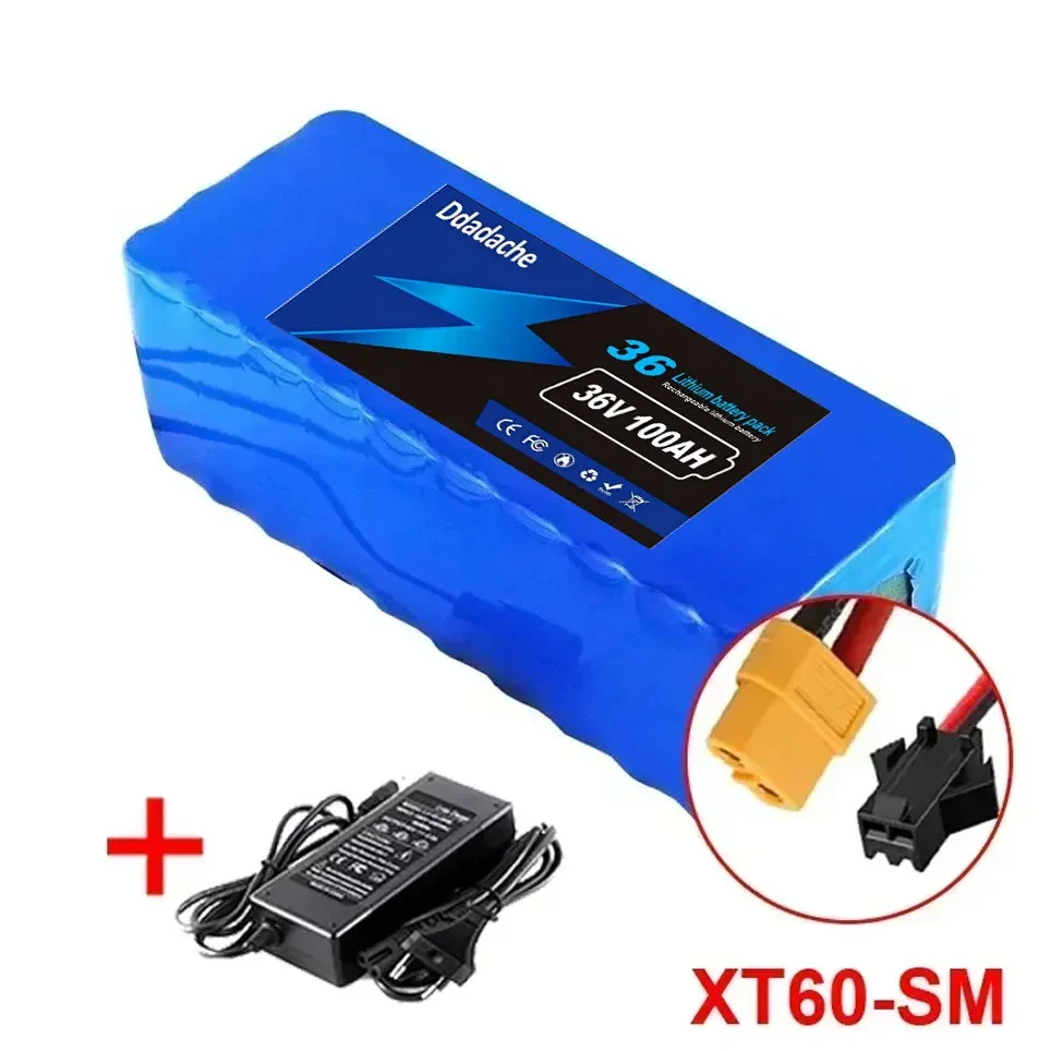 📸 2026 NEUER 36V 100Ah 18650 Akkupack 10S3P 100000mAh mit integriertem 15A BMS 🍊 250W-500W Akku + 42V 2A Ladegerät – Detail 11