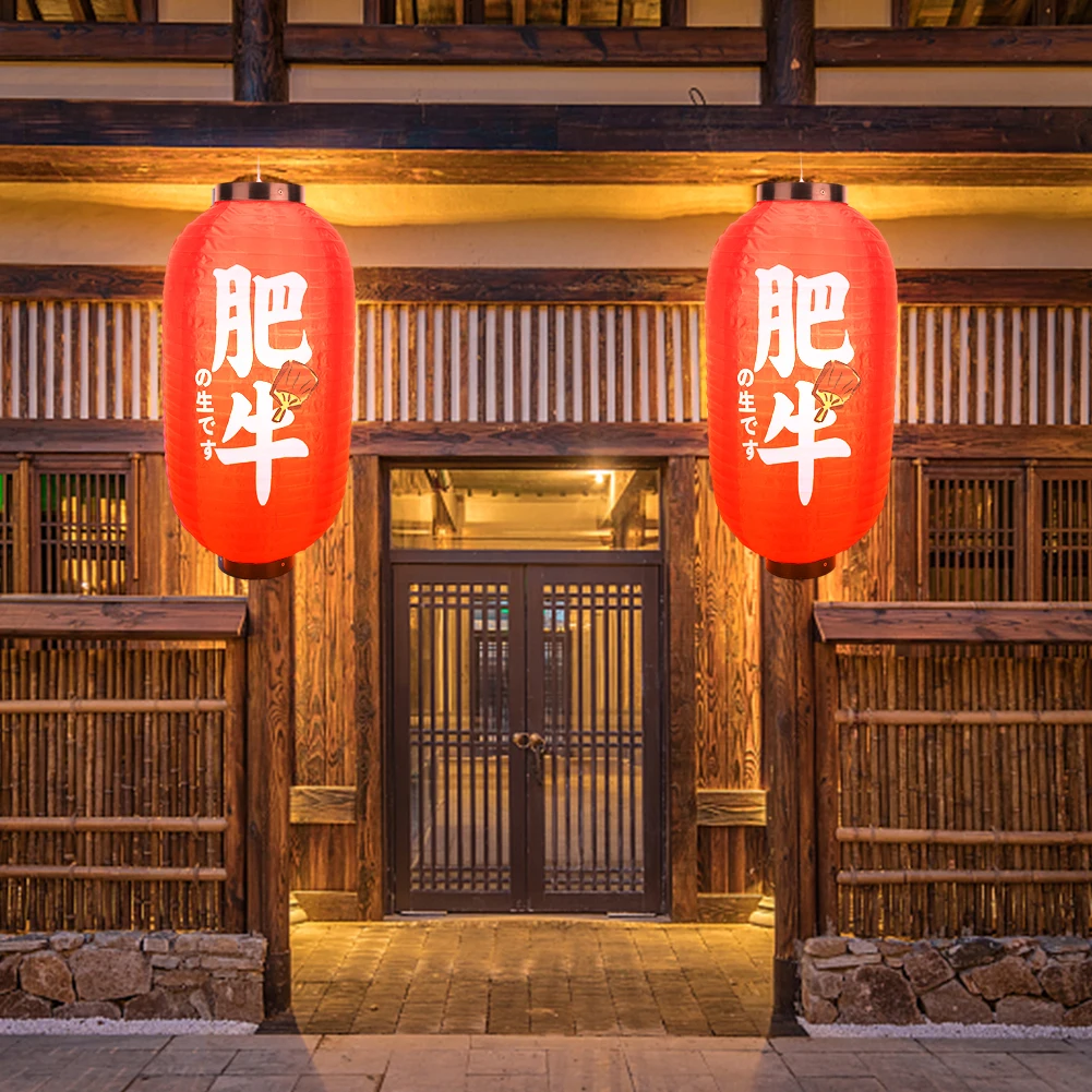 Coloured Painting Festival Decoration Lantern Japanese Style Funny Paper Lantern Restaurant Decor Ornament for Sushi Restaurant