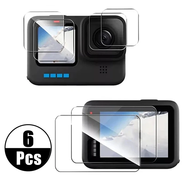 TELESIN Glass Screen Protector Tempered Film for GoPro Hero 12 11 10 9  Black Lens Protection Protective Film GoPro Accessories - AliExpress