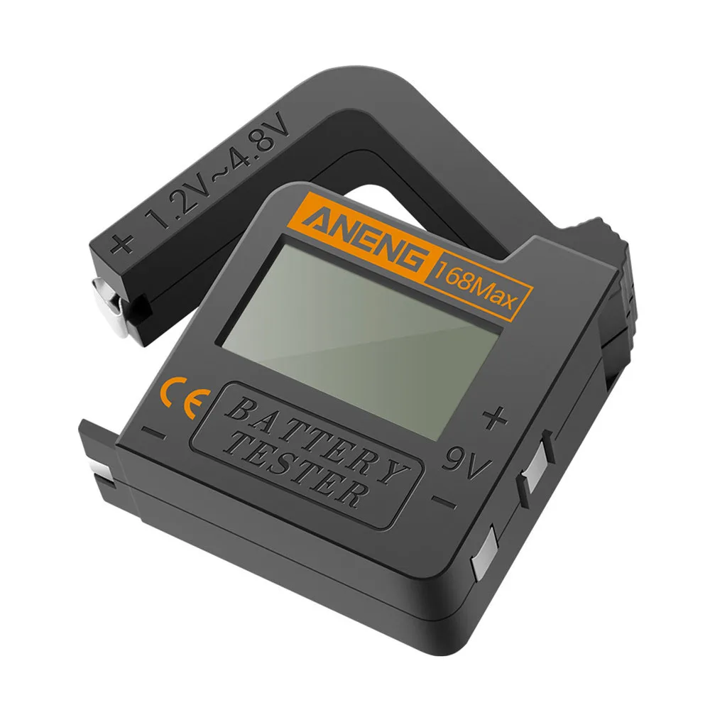 Testeur de Batterie 168MAX 1.2V-4.8V/9V avec Écran Numérique