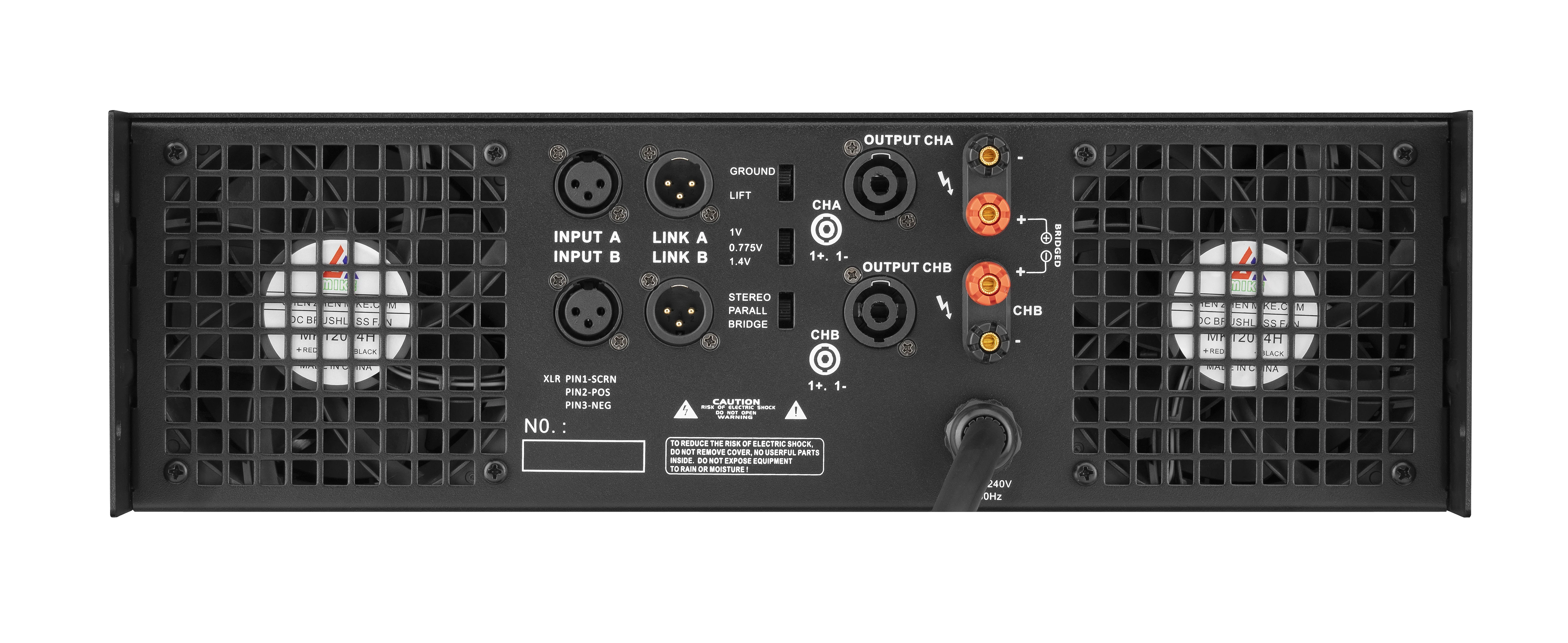 Professional Stereo Power Amplifier 1600W 20000w 5000 Watts 20000 Watts 1000 600*4w 1000w 4x3000 10000w 1500w