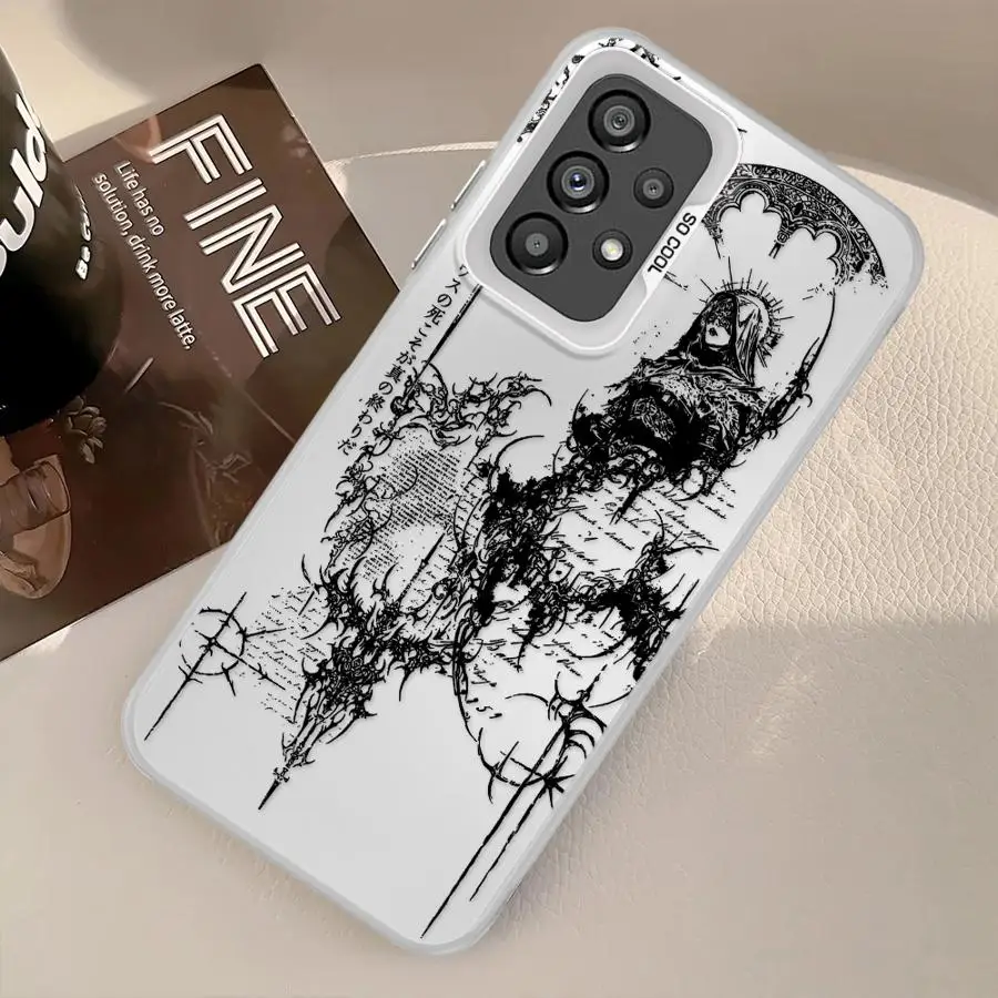 Gothic Style Angel Cross Phone Cover Case