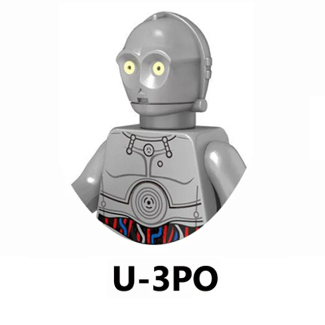 Disney R2-D2 BB-8 C-3PO R4-P17 K-2SO IG88 Battle Buzz Droid Building Blocks K-3PO General Grievous Brick Action Figure Kids Toys N-PG660