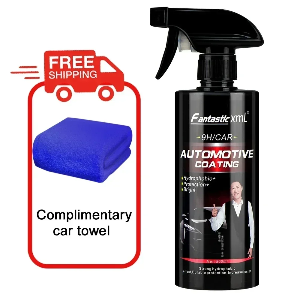 Car 500ML 9H Hardness Car Detailing Ceramic Coating Products Ceramic Coating Nano Glass Plated Crystal Polish