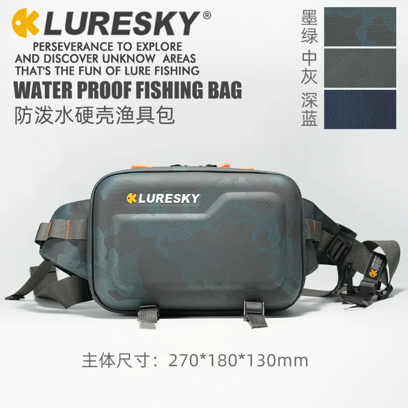 Sac pêche LURESKY étanche multifonction - Sac à dos, bandoulière et sac banane haut de gamme