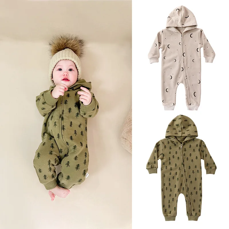 

Autumn and Winter Warm Jumpsuit for Infants and Young Children Fleece Fleece Jumpsuit with Long Sleeves Jumpsuit Climbing