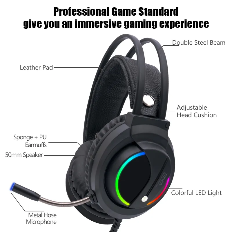 Wired Gaming Headsets Headphones Mic Xbox | Gaming Headset Mic Xbox - Gaming Aliexpress