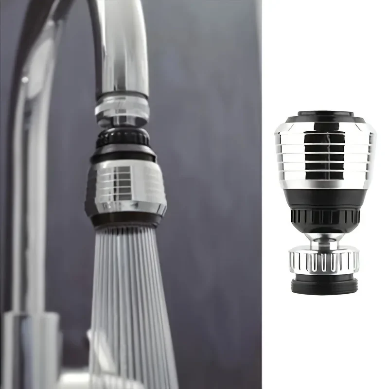 Household Imitation Metal Rust-proof Kitchen 360-degree Rotating Head Filter Diffusion Faucet Anti-splash Water Saver 1/3/5PCS