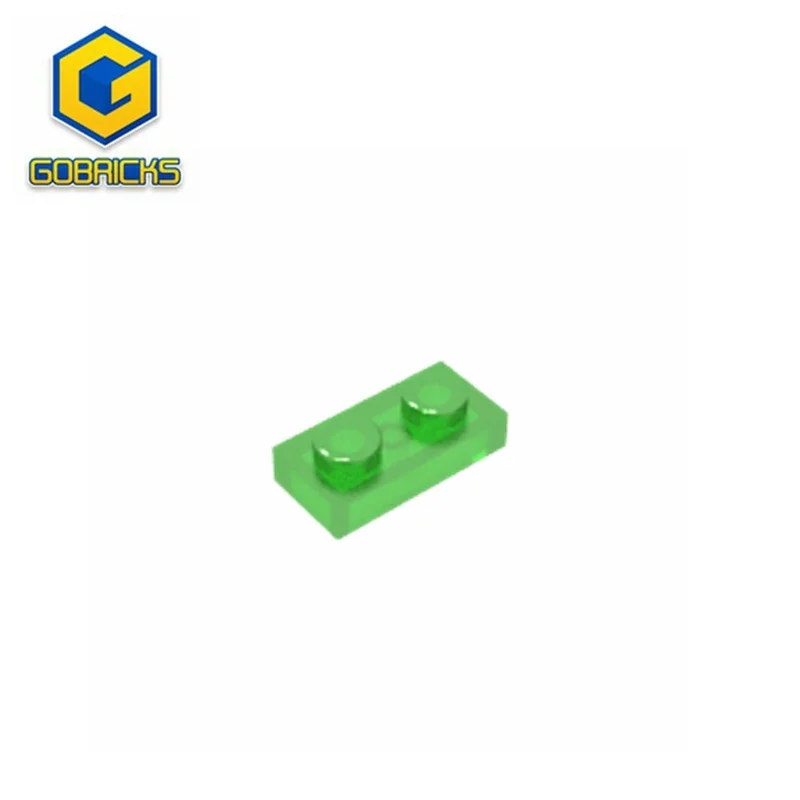Gobricks-Placa de GDS-502 para niños, 1x2, compatible con lego 3023, 6225 piezas, bloques de construcción DIY
