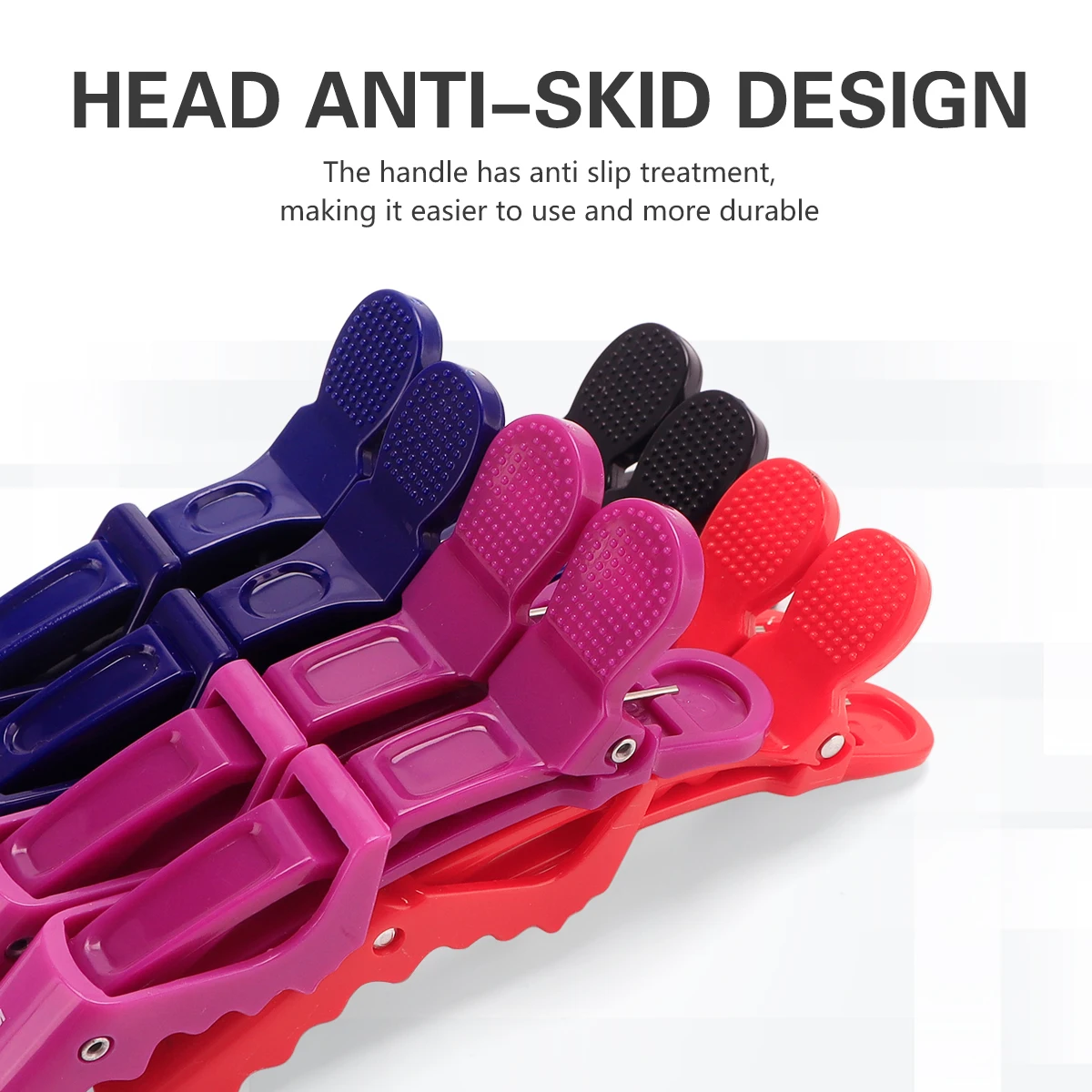 Plastic Alligator Hair Clips Hairdressing Clamps Hair Claw Professional Barber Salon Styling Accessories 6Pcs hair clips