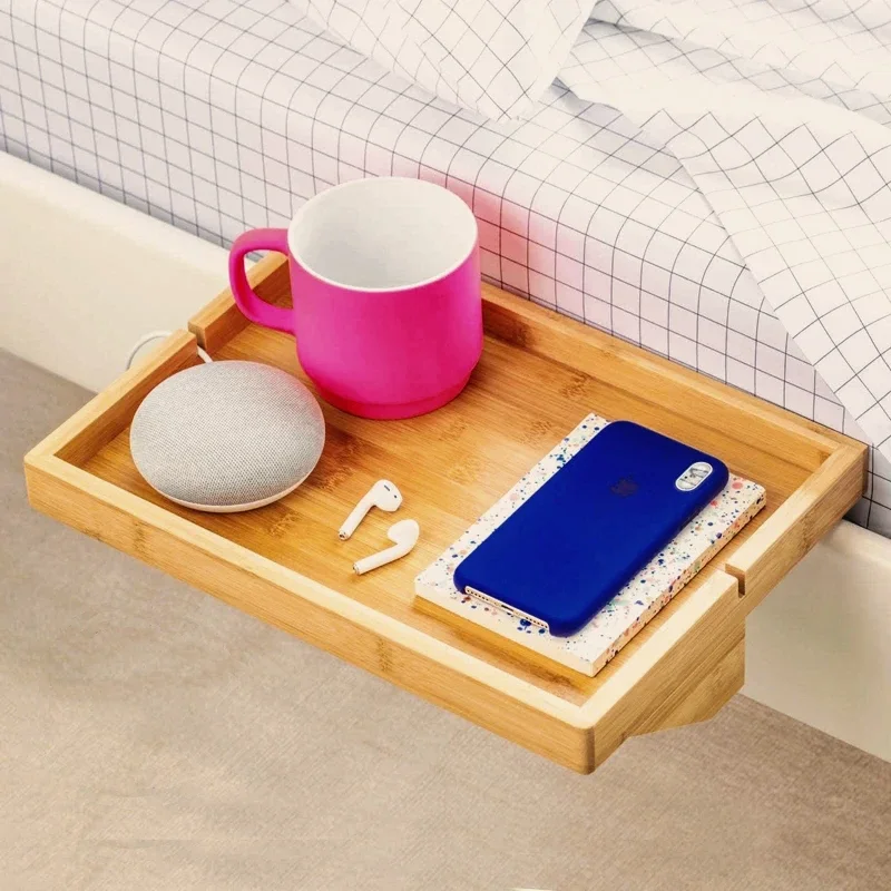 Dormitory Bedside Table Portable Rack Furniture Bedroom Night Stand Bedside Storage Racks Window Sill Projector Storage