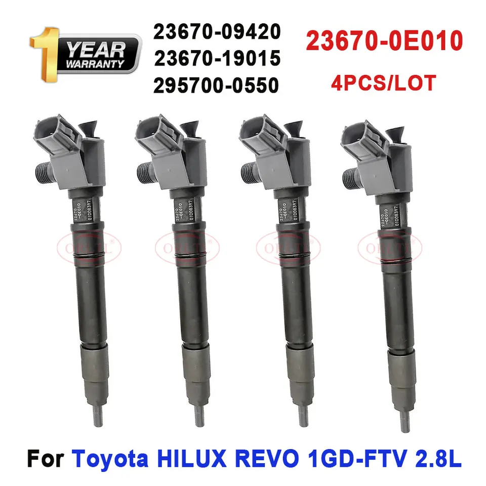 ゆぅ出品 Toyota Hilux 2.8L 1GD Diesel Fuel Injectors - Reliable