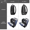 BOPAI Wholesale Oem Business Office Men Travel Cowhide 15.6 Usb Charging Expandable Luxury Genuine Leather Laptop Backpack 6