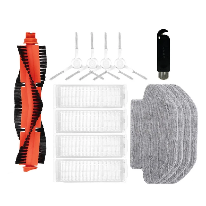 

For Xiaomi Robot Vacuum Mop 2S Cleaner XMSTJQR2S Replacement Spare Parts Main Brush Side Brush Filter Mop Cloths Rag