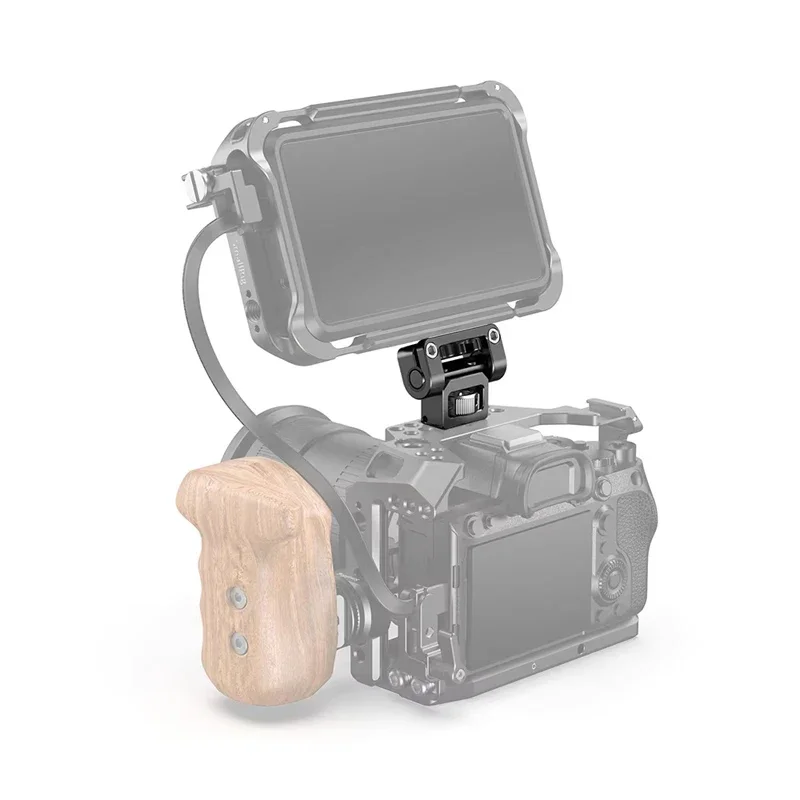 SmallRig Monitor Support Compatible with 1/4"-20 & ARRI 3/8''-16 Screws Swivel a