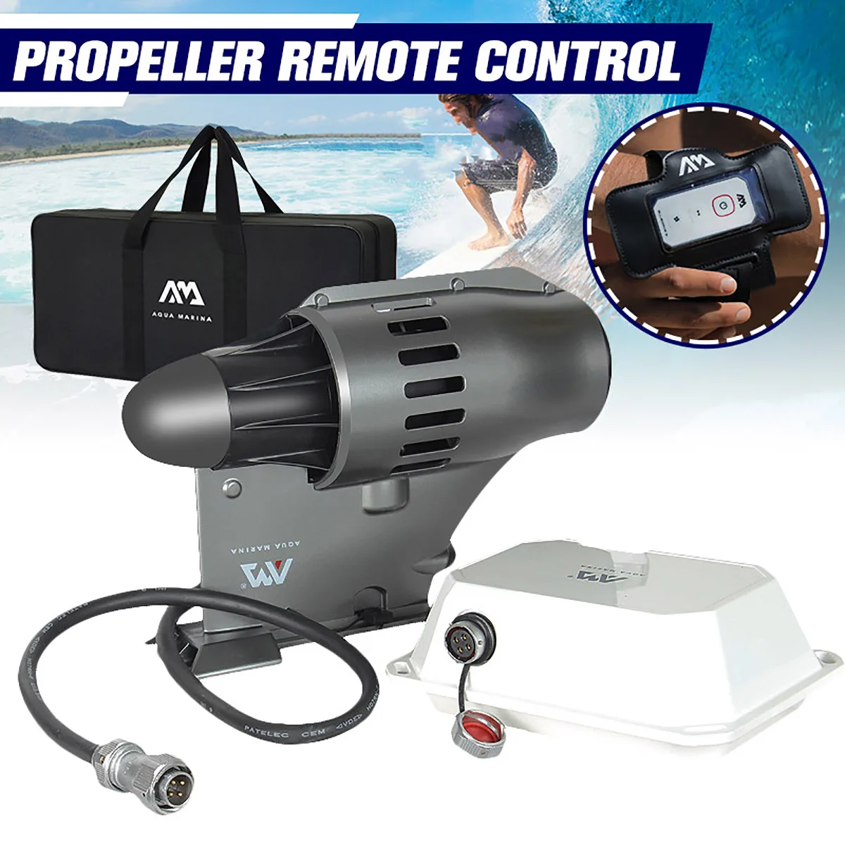 12V Battery Electric Fin Electric Underwater Booster Scooter Surfboard