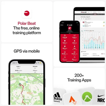 Polar H10 HR Monitor Chest Strap Waterproof ANT Bluetooth Heart Rate Sensor for Fitness 5