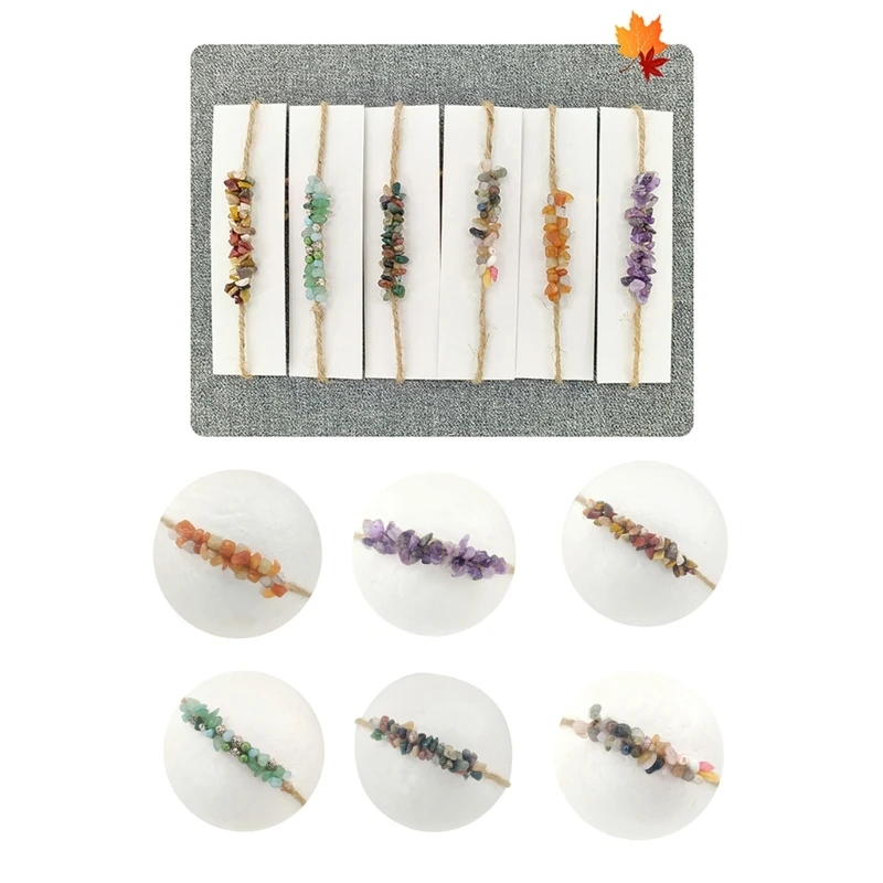 

Newborn Photography Props Baby Photoshoots Natural Gravel Headbands Girl Photo Posing Tieback Baby Boy Girls Photo