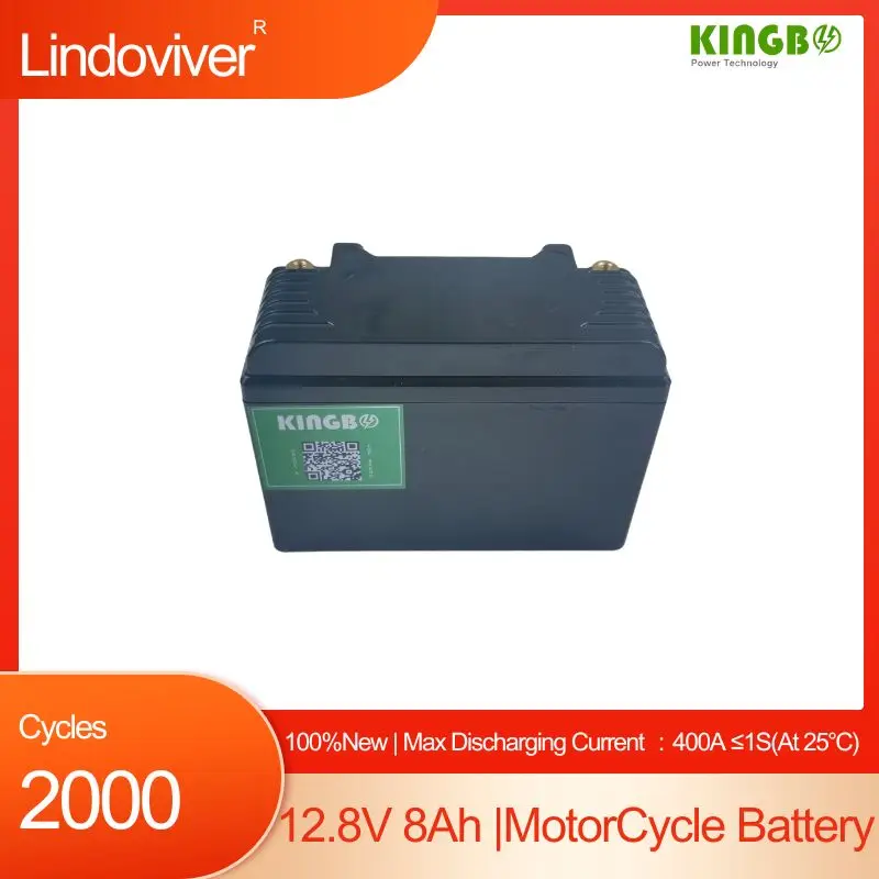 

Kingbo Lifepo4 Battery 12.8v 8Ah For MotorCycle Battery