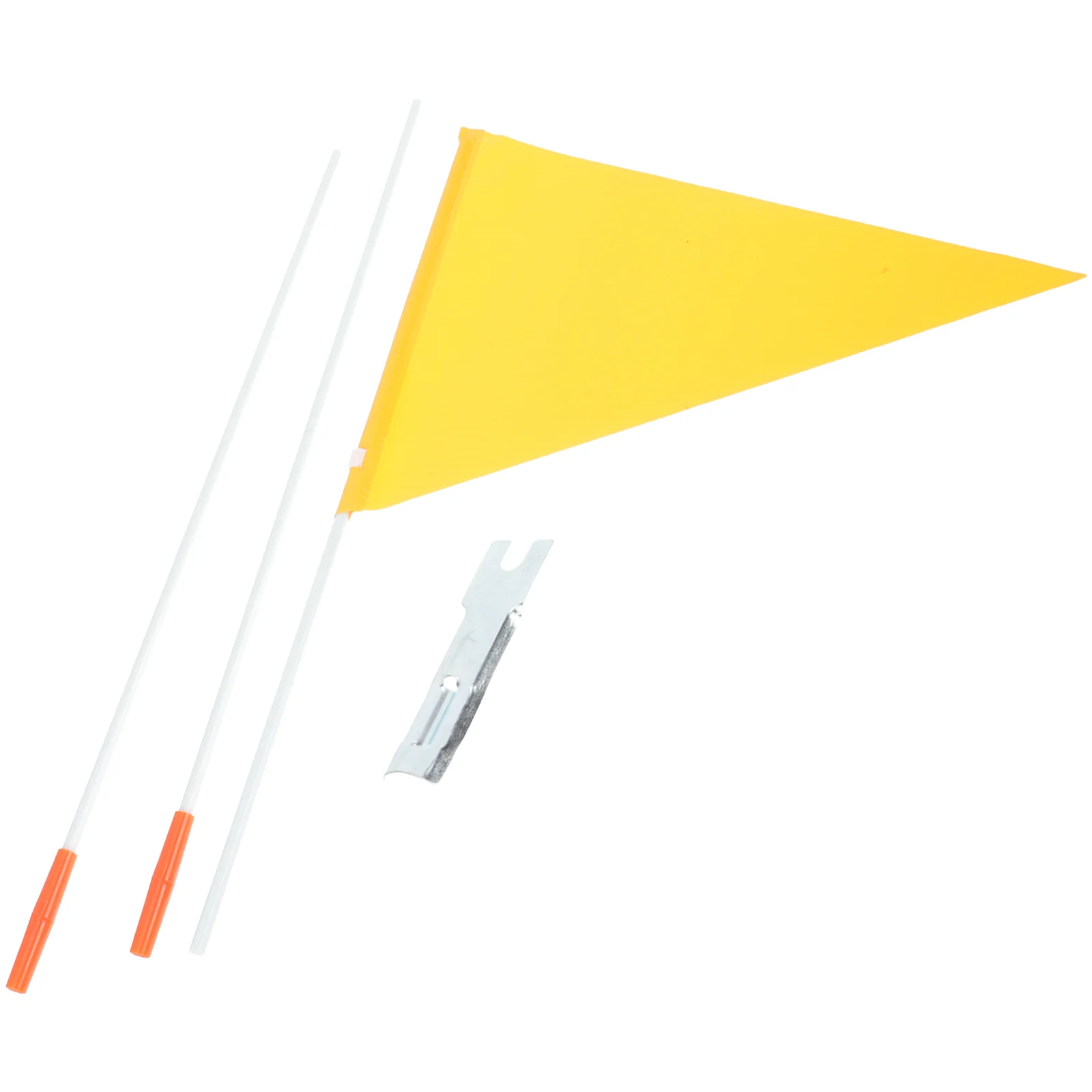 

Bicycle Flag Safety Cycling Resistant Professional Pole Trailer Triangular Flag Safety Flag High Visibility Waterproof Bunting