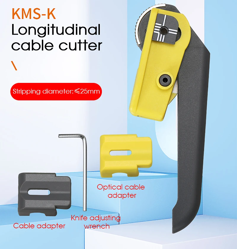 Optical Fiber Tool Longitudinal Stripper KMS-K Cable Jacket Slitter Cable Sheath