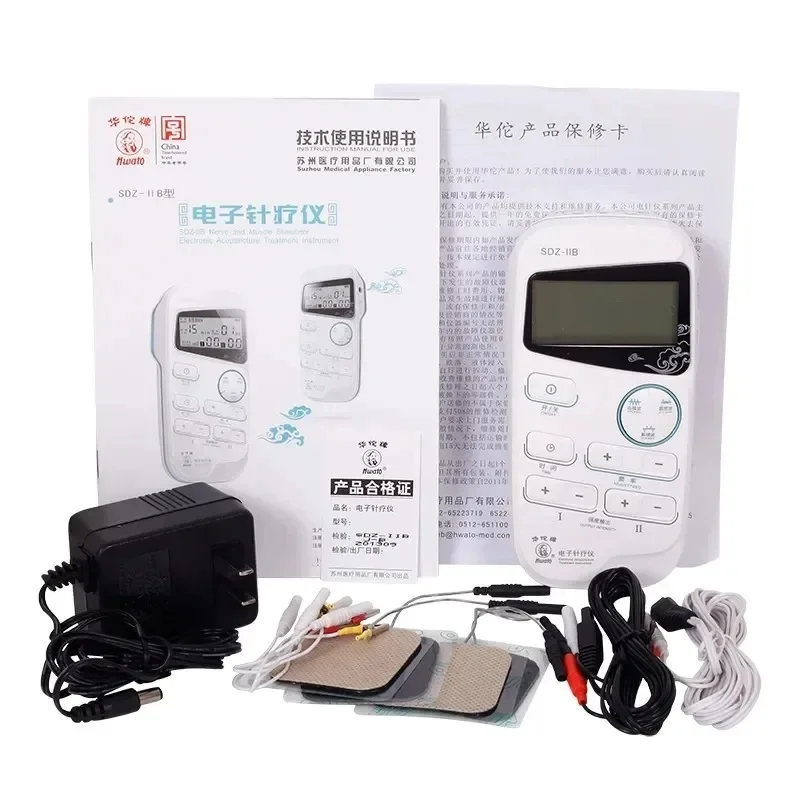 Hwato SDZ IIB Professional TENS Therapy Device Dual Channel Electronic Acupuncturist for Chronic Pain Arthritis Relief Non Drug