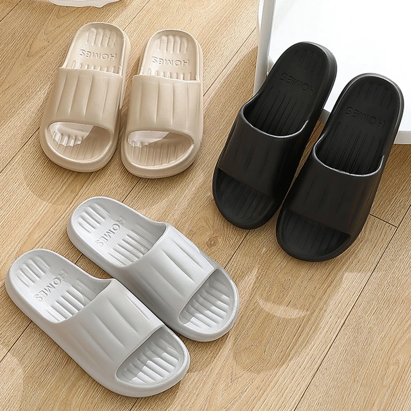 Soft Sole Massage Shower Shoes for Women Men Couples Waterproof Non-slip Home Leisure Fashion Bathroom Slippers 5