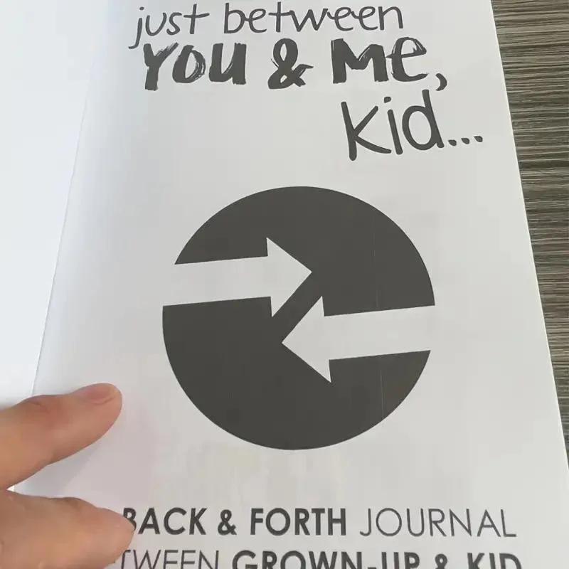 Just Between You & Me Kid-Adult Conversation Planner Journal for Bonding Create Lasting Memories with Fun Activities