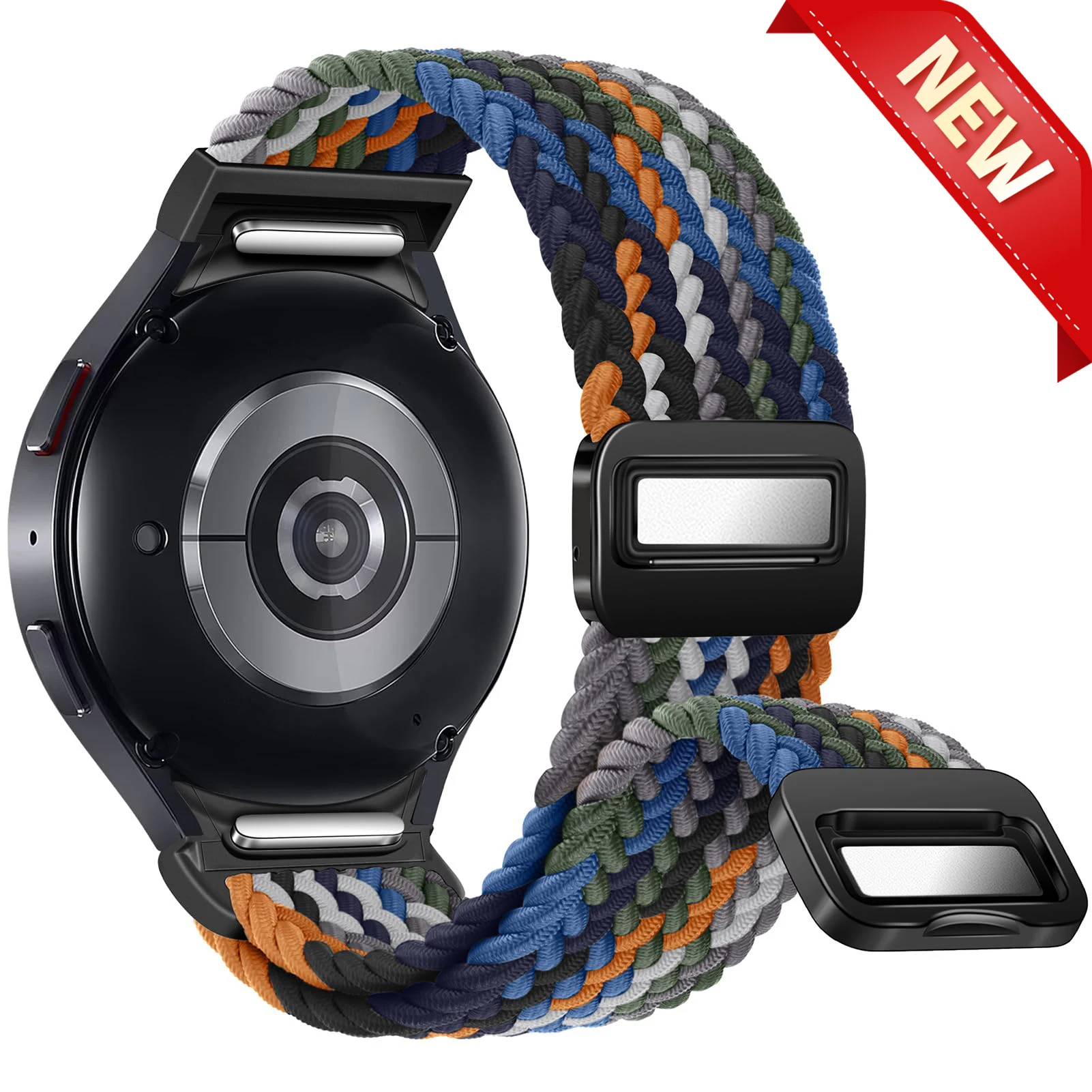 Magnetic Braided Bracelet Band for Smartwatches - No Gaps Strap