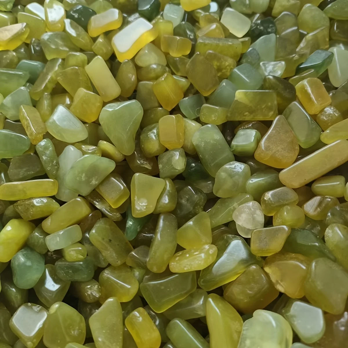 200g natural Xiuyu jade seeds, jade grains, rice grains, fish tank stones, slices, bonsai stones, raw stones