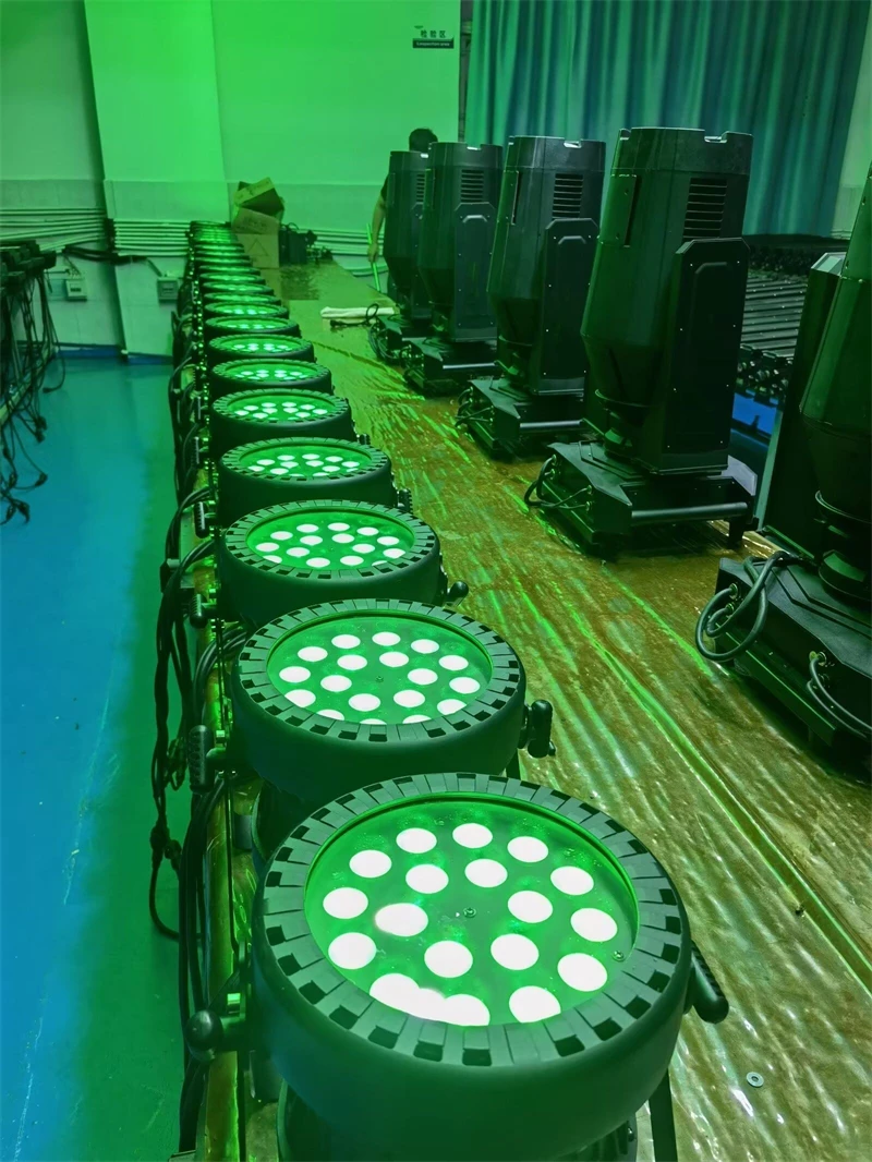 4 pieces waterproof stage night club party 18x10W 4in1 rgbw dmx IP65 led par lig