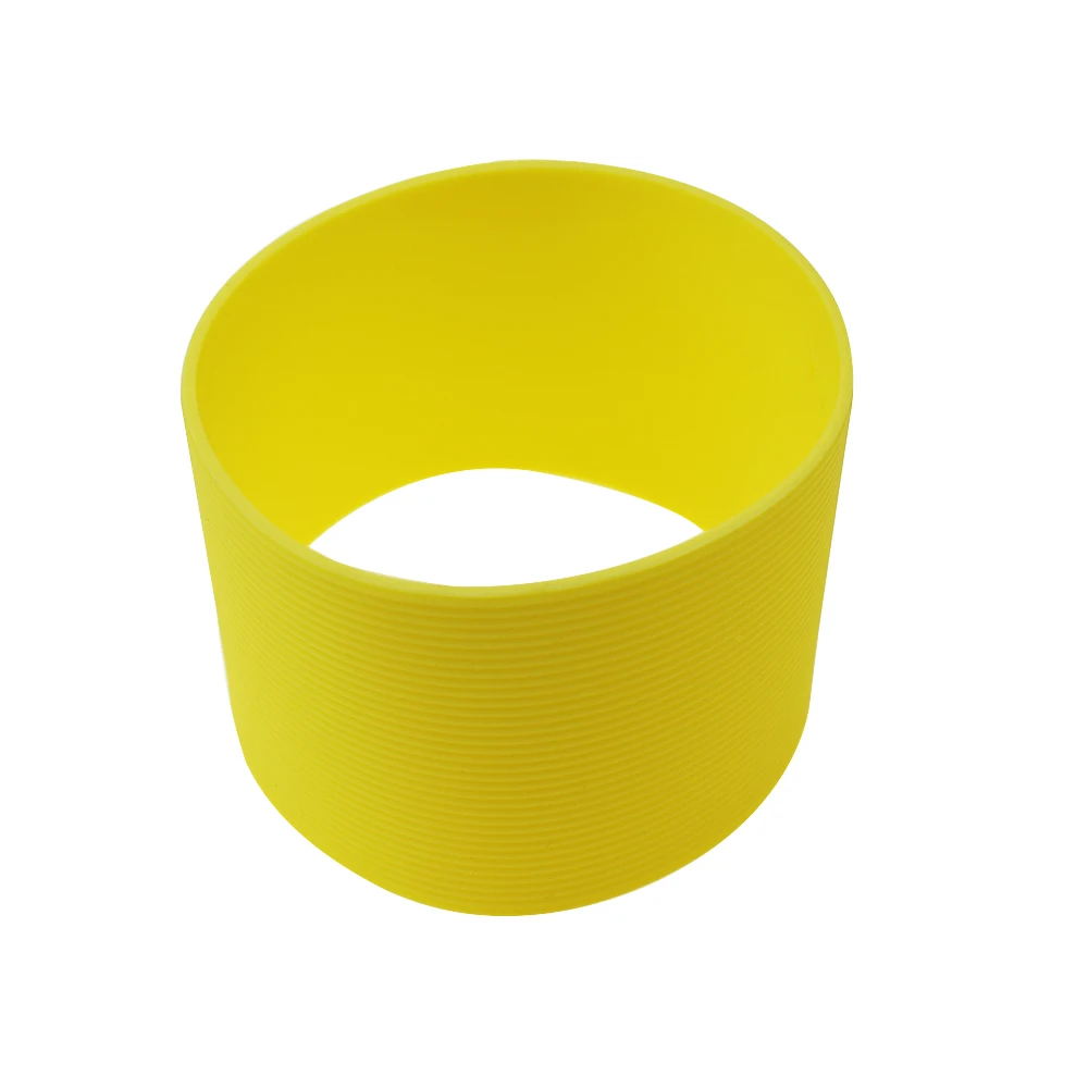 9,5 CM Glas Anti-skid Gerade Zylinder Verdickt Anti Verbrühungen Silica Gel Tasse Abdeckung Isolierung Tasse Schutzhülle – Detail 12