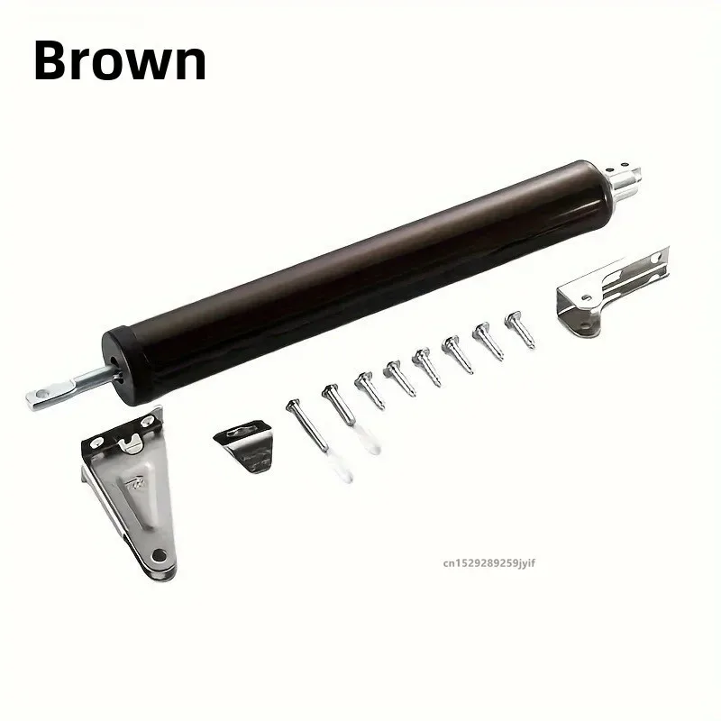 Soft Closing Pneumatic Automatic Door Closer with Adjustable Speed and Protective Door Holder