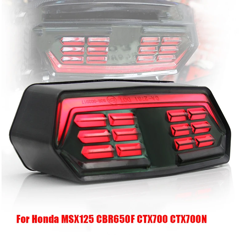 

Motorcycle Tail Lights Led Stop Trailer Signal Brake Turn Signal Ligh For Honda MSX125 MSX 125 SF 2007 2008 2009 2010 2011 2012