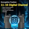 2PCS Baofeng GMSK Digital W31D Walkie Talkie Encrypted Call Noice Reduction HD Radio  Type-C Charger UHF Two Way Radio BF-888s 4