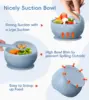 Children's Silicone Suction Bowl Feeding Tableware Infant Non-Slip Learn To Eatting Tableware Complementary Food Training Tool 3