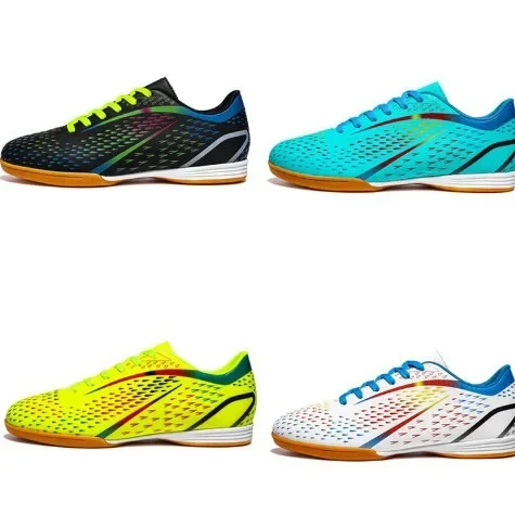Large Size Flat Bottom Football Shoes for Men Women And Children Training for Concrete Floor Wooden Floor And Grass