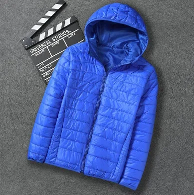 Cotton Jacket Lightweight Autumn/winter Men's Cotton-padded Jacket Cropped New Style Warm Winter Coat Thick Hooded Casual Wear