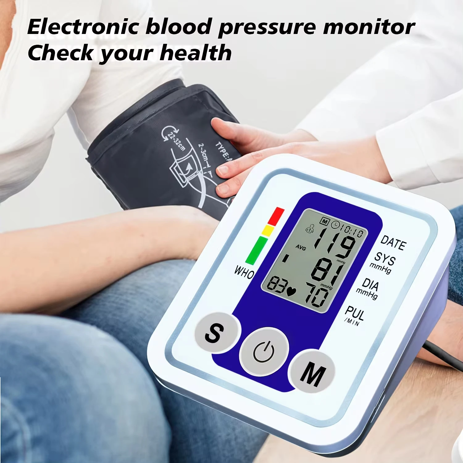 Digital Arm Tensiometers Tonometer Blood Pressure Monitor Meter Tensiometer Saturometro Cuff For Sphygmomanometer Bp blood pressure monitor blood pressure meter