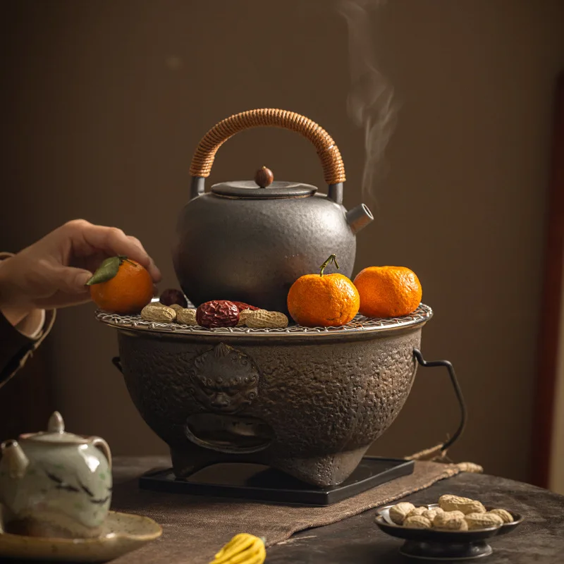 Ceramic Teapot warmer Making tea Pottery Stove Charcoal firing alcohol stove Portable Charcoal stove Kung Fu Tea Fire Stoves