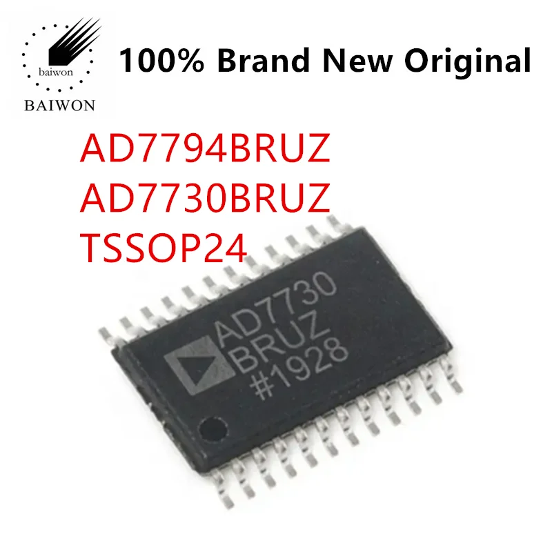 

AD7730BRUZ-REEL7 TSSOP24 Analog-To-Digital Converter Chip Screen Printing AD7730B Brand New Original