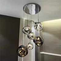 Nordic LED PVC Pendant Light Lava Home Decoration Bedroom Living Room Pendant Lamp Dining Room Hanging Lamp Indoor Lighting 1