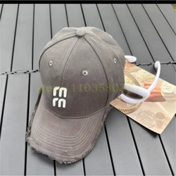 Women Pink Baseball Caps Hat Retro Embroidery Letter M Outdoor Sport Fashion Cap for Men Hats Design Cotton miunterm 418683